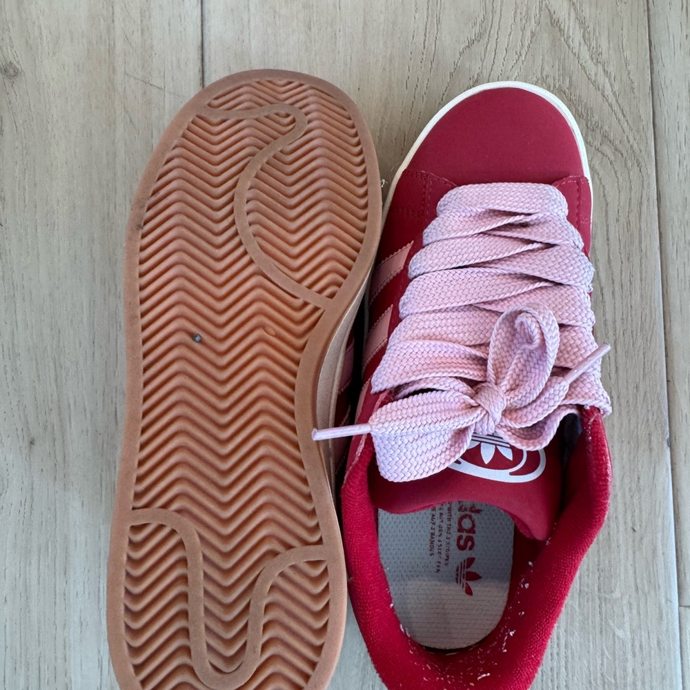 Women’s Adidas Campus Red & Pink Shoe size 7.5 - Picture 5 of 5